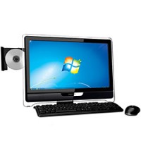  Desktop Positivo All In One Union Touch 2500 c/ Intel® Core 2 Duo T6600 4GB 1TB (1.000GB) DVD-RW Slim Webcam 1.3MP e Placa de TV Digital LCD 21.5'' Windows 7 Premium - Positivo + Mouse + Teclado 